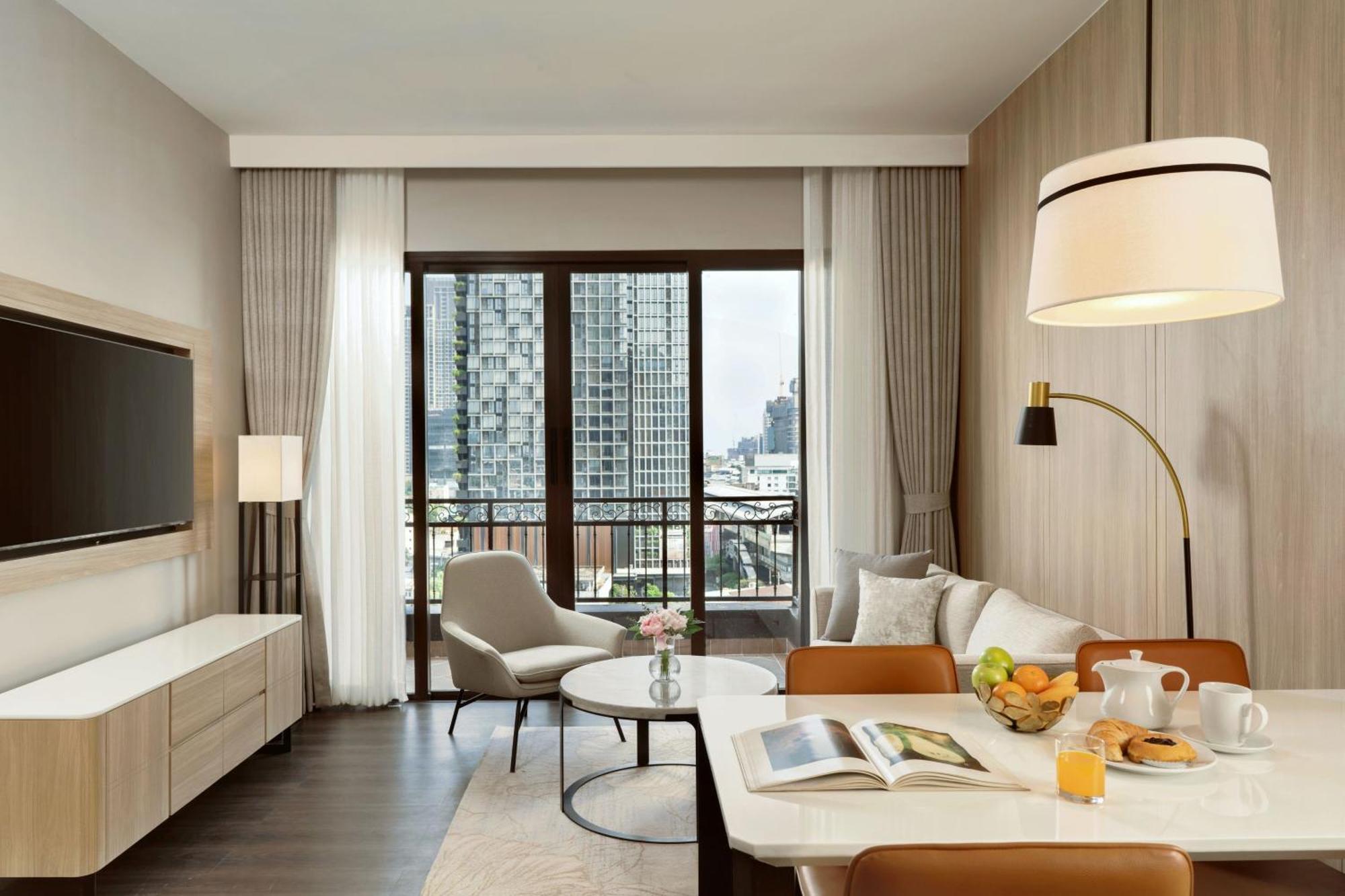 Marriott Executive Apartments Bangkok, Sukhumvit 101 Exterior foto
