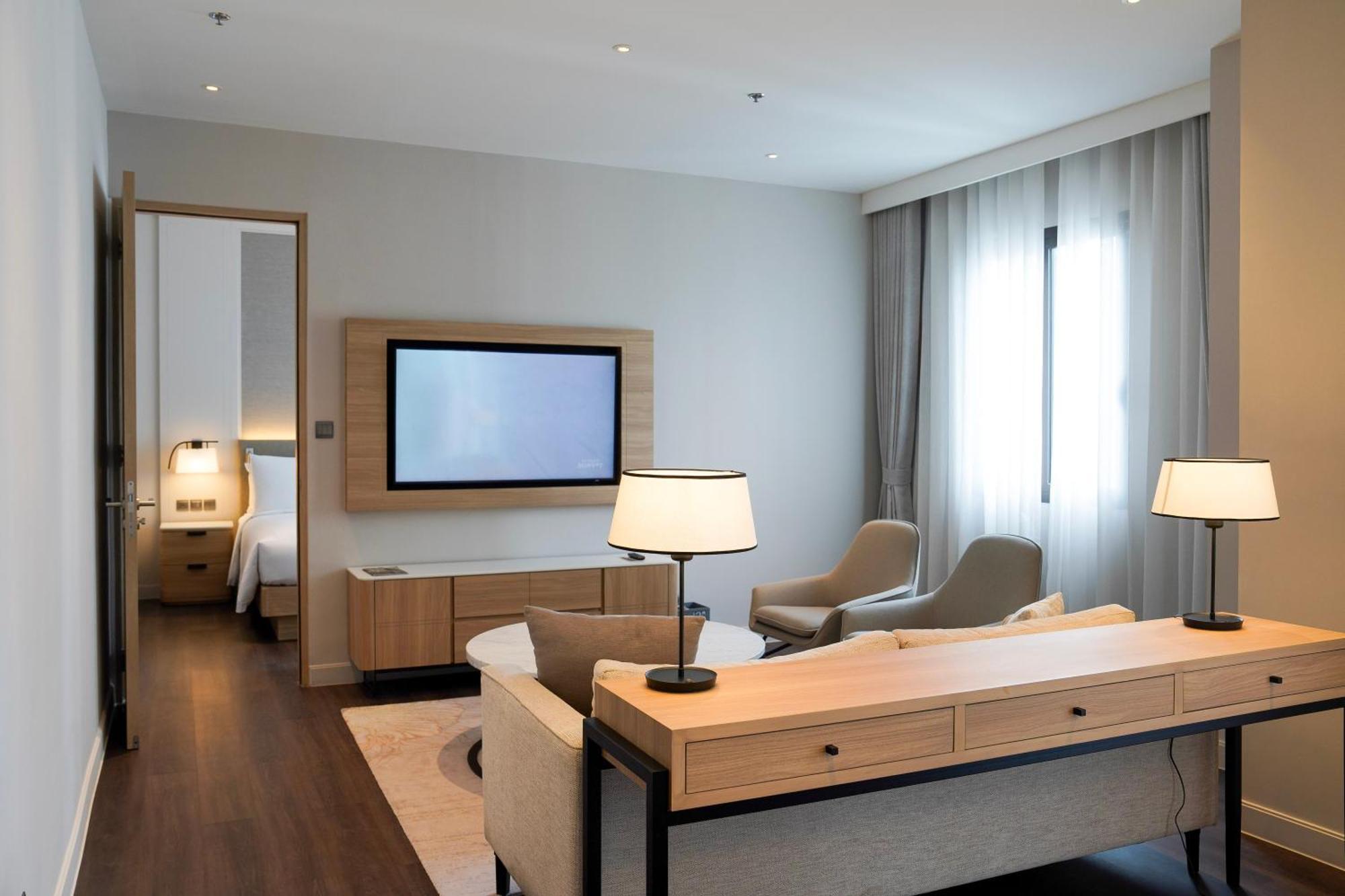 Marriott Executive Apartments Bangkok, Sukhumvit 101 Exterior foto